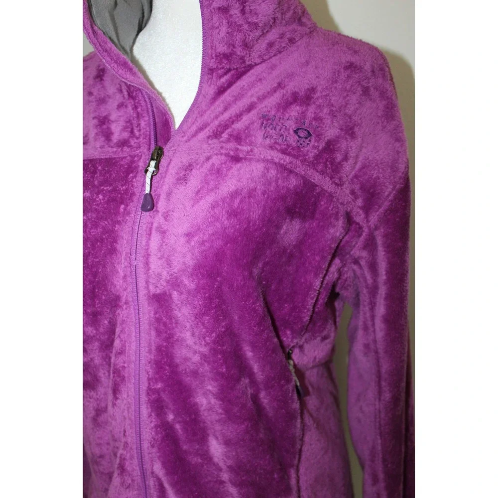 Mountain Hardwear Monkey Woman Fleece Jacket Purple Full Zip OL3866 Medium